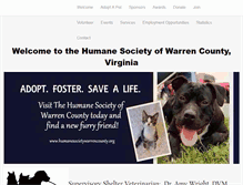 Tablet Screenshot of humanesocietywarrencounty.com